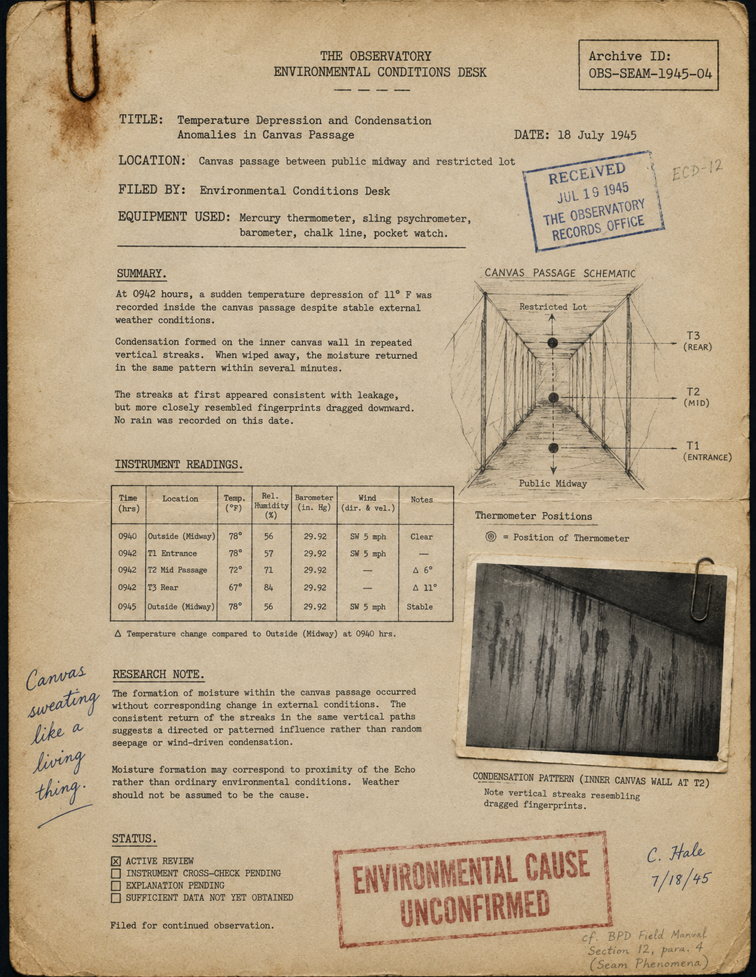 1945 field study document 4